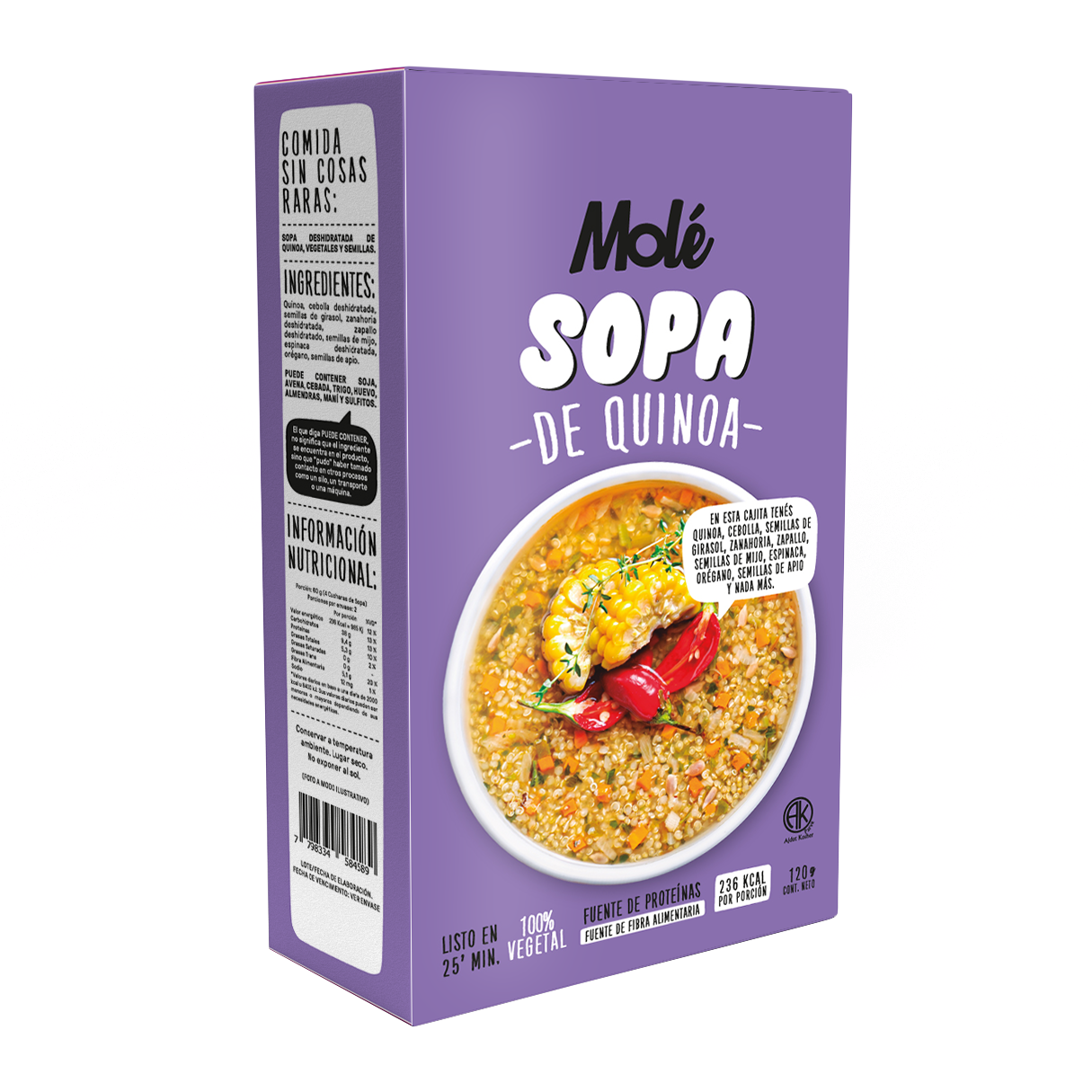 Sopa quinoa – Molé